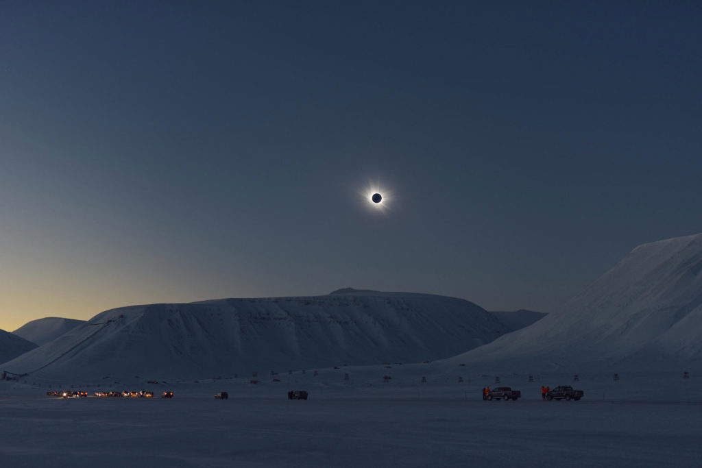 Solförmörkelse över Arktis 2015, Bild: Dr. Miloslav Druckmüller